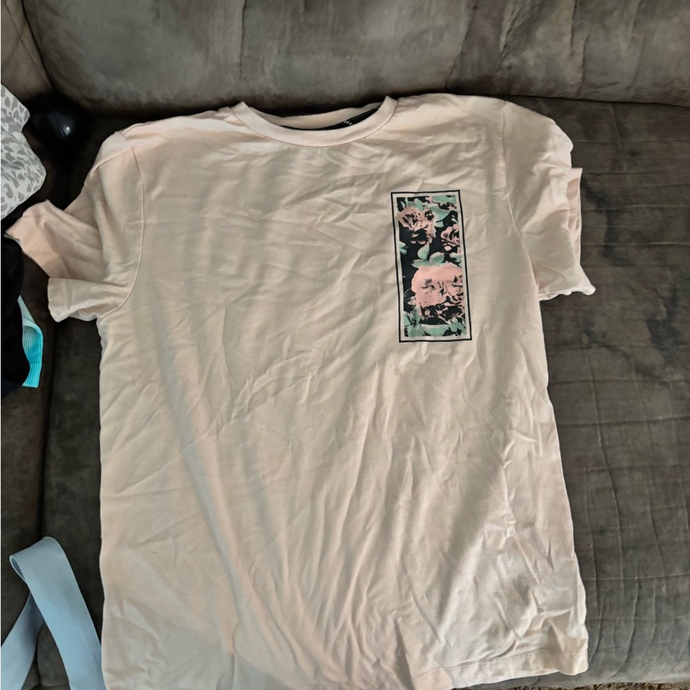 art class Pink and Black Short Sleeve Tee